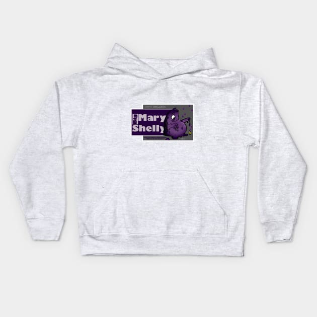 Big Mary Shelly Kids Hoodie by i4ni Studio